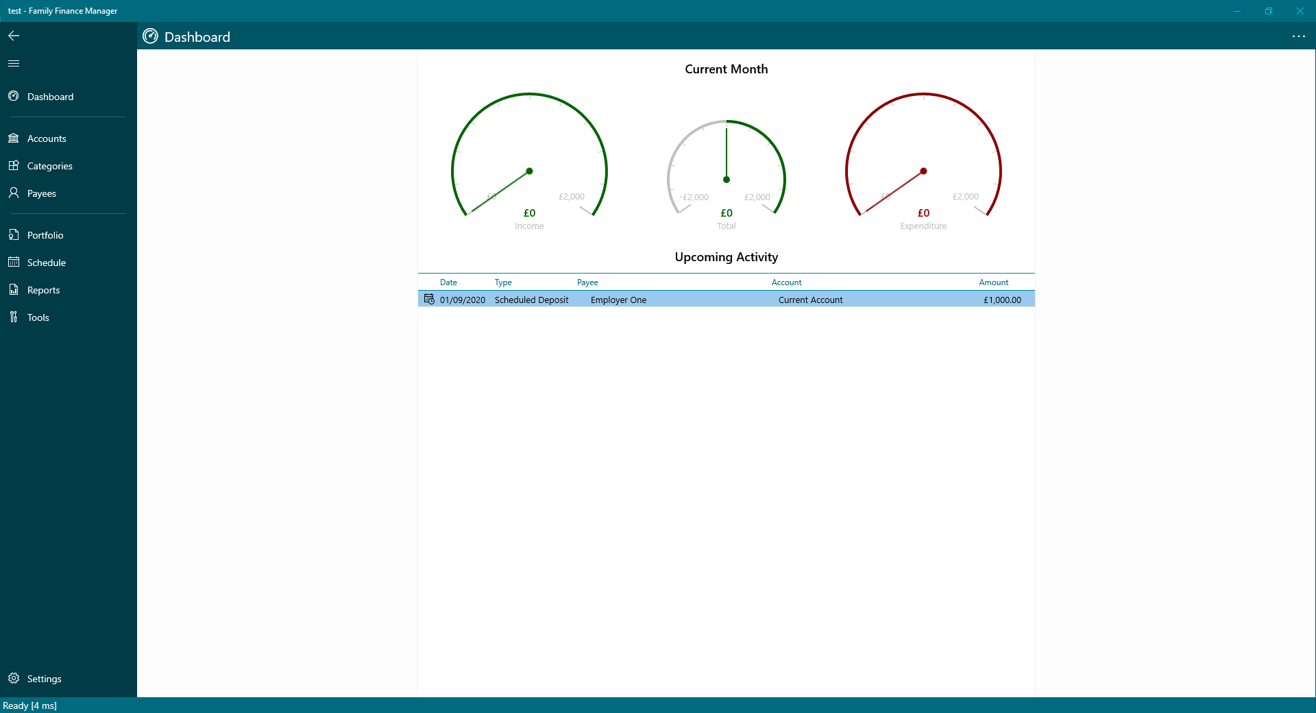 Update Dashboard Page